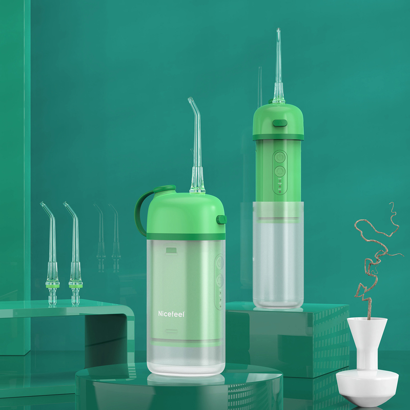 Type C IPX7 전기 제트 무선 휴대용 미니 물 Flosser 치아 클리너