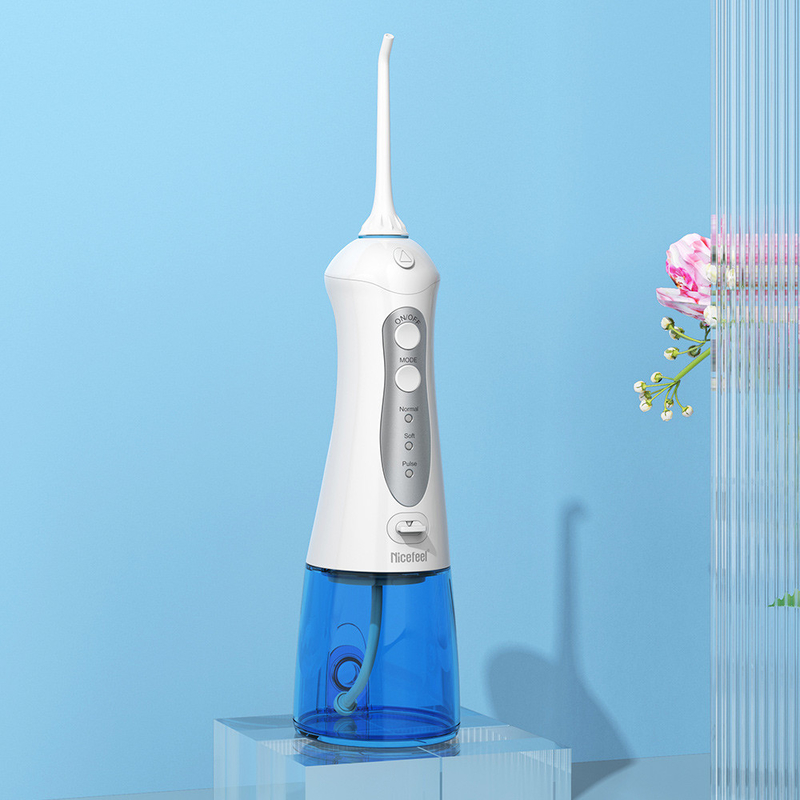 300ml IPX7 전기 제트 미니 무선 휴대용 물 Flosser 치아 클리너