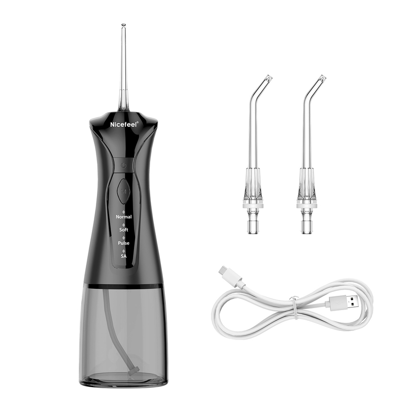 1400mAh 검은 무선 바다 치실 배터리는 경구 관주기를 운영했습니다