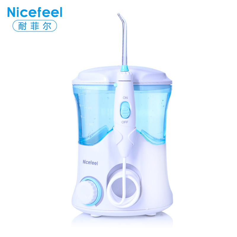 ABS 무선 Nicefeel 물 Flosser 1400mAh 300ml 충전 시간 4시간