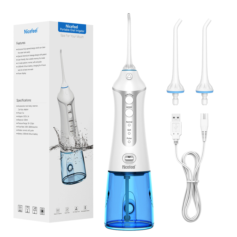 컴팩트 DIY 물 플러서 - 0.3kg - 펄스 주파수 1400-1700 번 / 분 - 18.5 * 8.5 * 5.5cm
