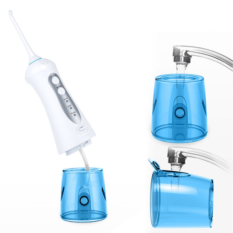 물 플로서 무선, 3가지 모드의 휴대용 치아 클리너, 강력한 세척, 300ML 물 탱크, IPX7 방수