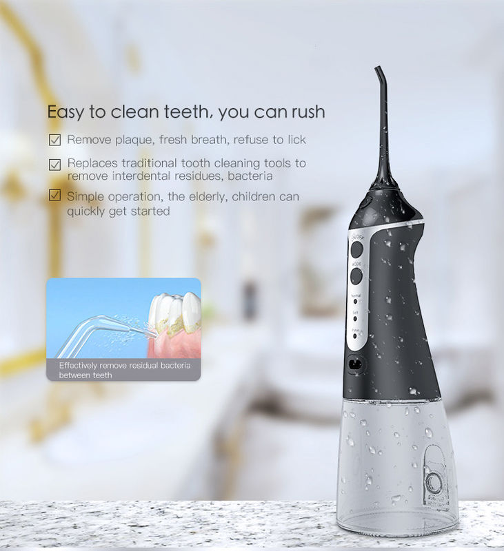 DC5V Nicefeel 무선 물 Flosser 30-100psi 고압 펄스 흐름