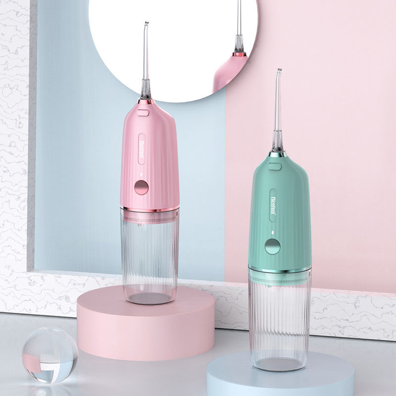 0.6mm 물 칼럼 130ml 휴대용 이 세탁기술자 이를 위한 전기 물 Flosser