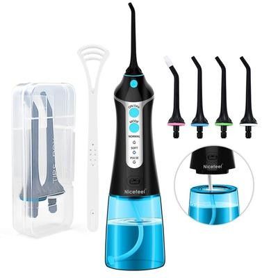 전기 FC159 Nicefeel 코드가 없는 물 Flosser 구두 Irrigator 3 작동 모드