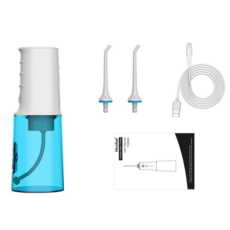 여행 Nicefeel 무선 물 Flosser IPX7 1900 mAh 배터리를 위한 최고의 전력 Flosser