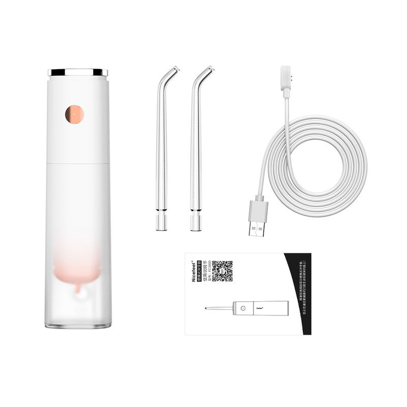 4개의 분사구를 가진 휴대용 음 코드가 없는 물 Flosser 재충전용 깊은 청소