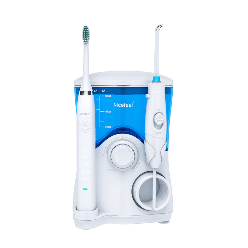 1개의 칫솔과 Flosser FDA 승인된 아BS PC 물자에서 18W 30-120psi 모두
